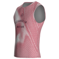 Maglia intima Elegance Red Halftone – Ciclismo senza maniche, vestibilità aderente e leggera