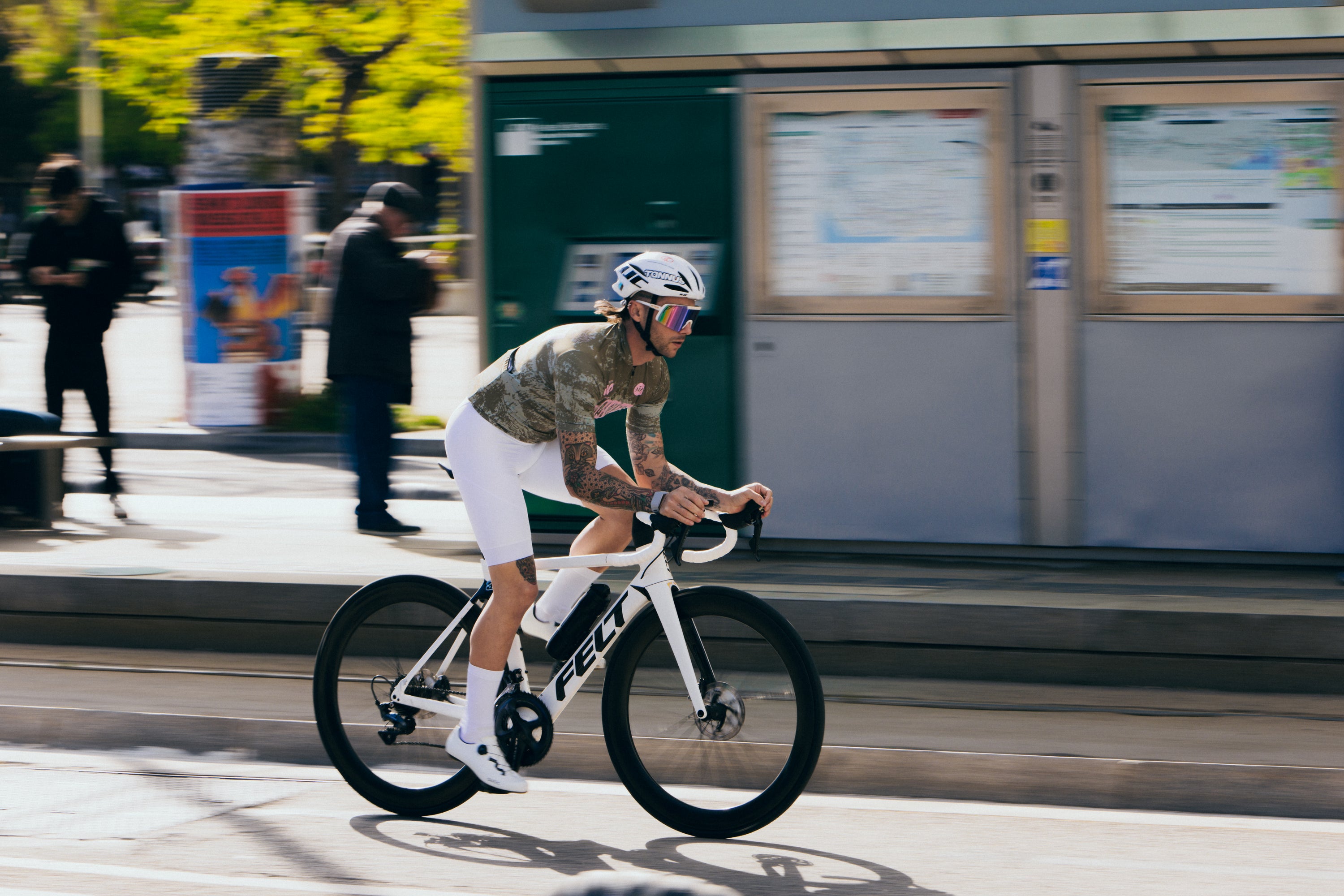 Maglia a maniche corte brutale kaki | Nomad Velo