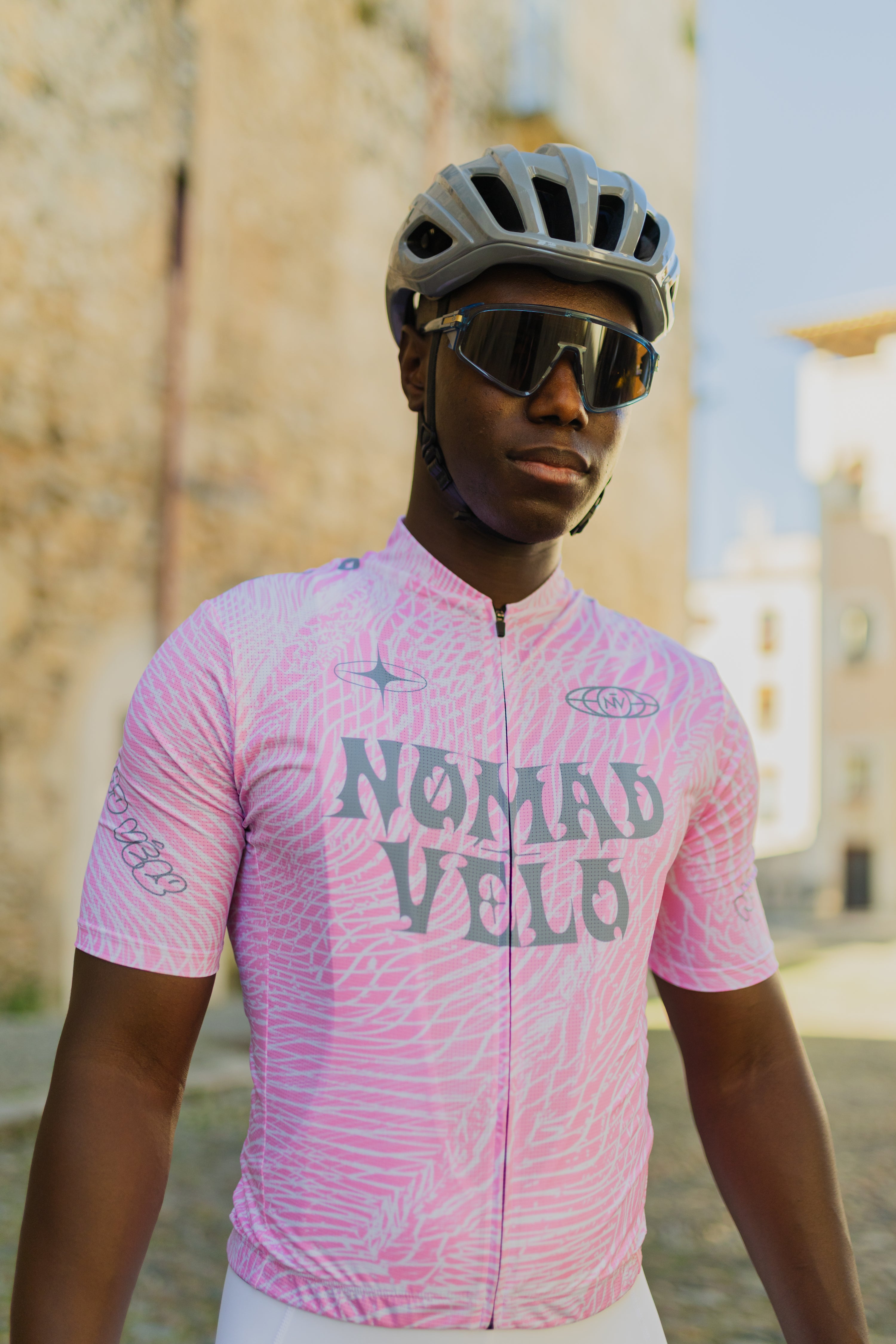 Maglia a maniche corte rosa Coco | Nomad Velo