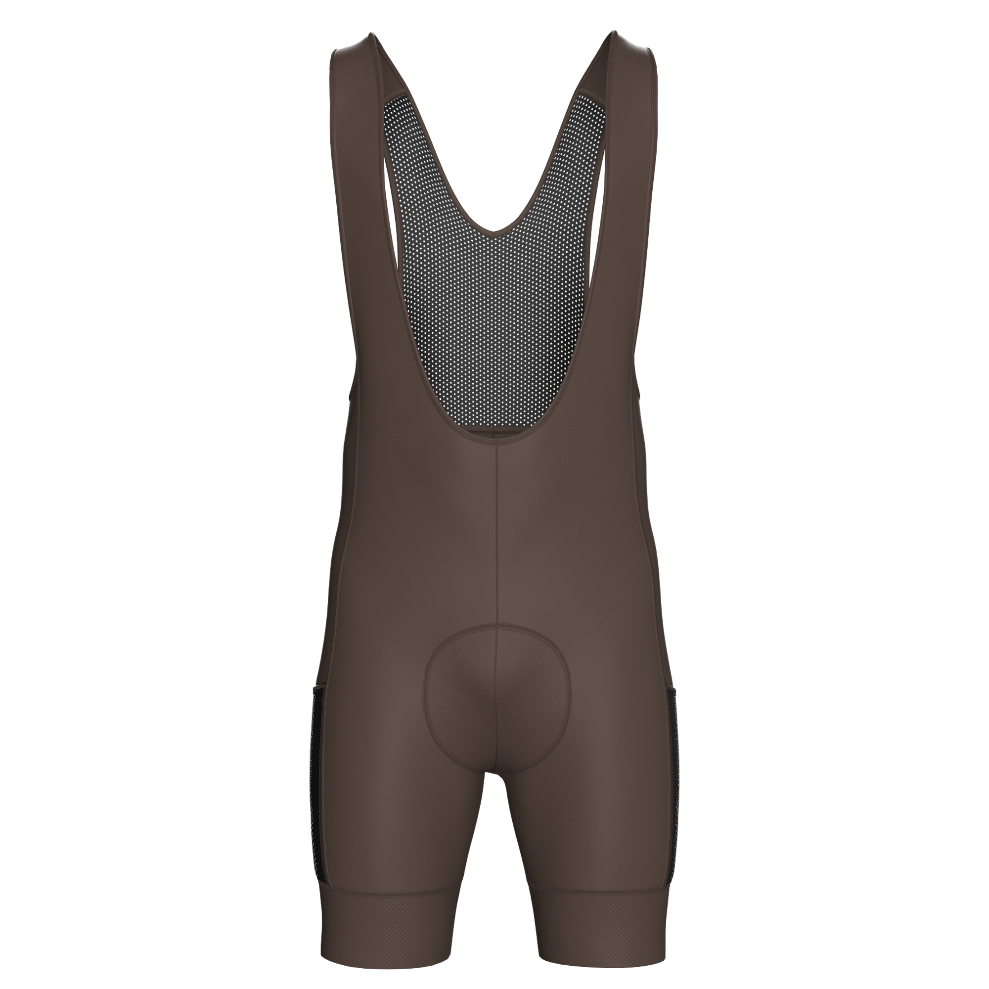 Pantaloncini da ciclismo marroni con tasche cargo e vestibilità aderente – Pantaloncini cargo marroni