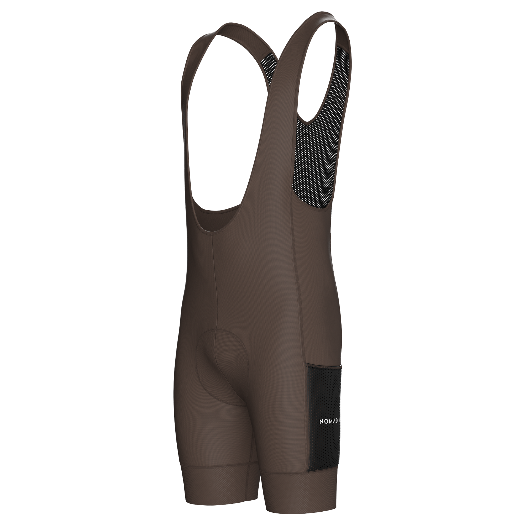 Pantaloncini da ciclismo marroni con tasche cargo e vestibilità aderente – Pantaloncini cargo marroni