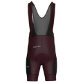 Pantaloncini da ciclismo bordeaux con tasche cargo e vestibilità aderente – Pantaloncini cargo bordeaux