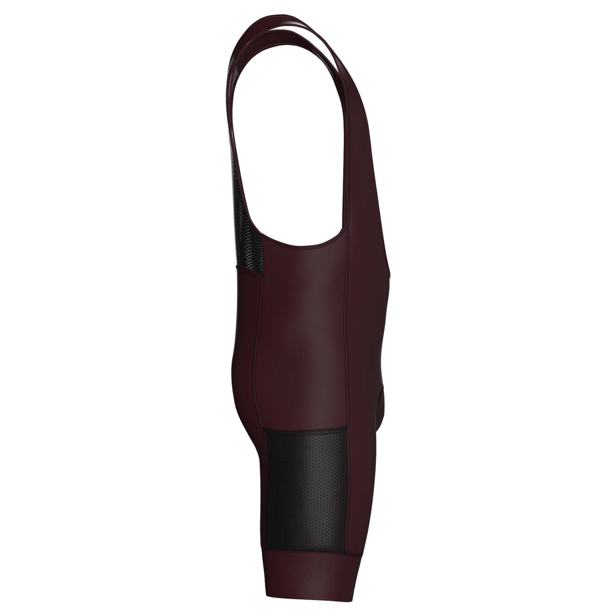 Pantaloncini da ciclismo bordeaux con tasche cargo e vestibilità aderente – Pantaloncini cargo bordeaux