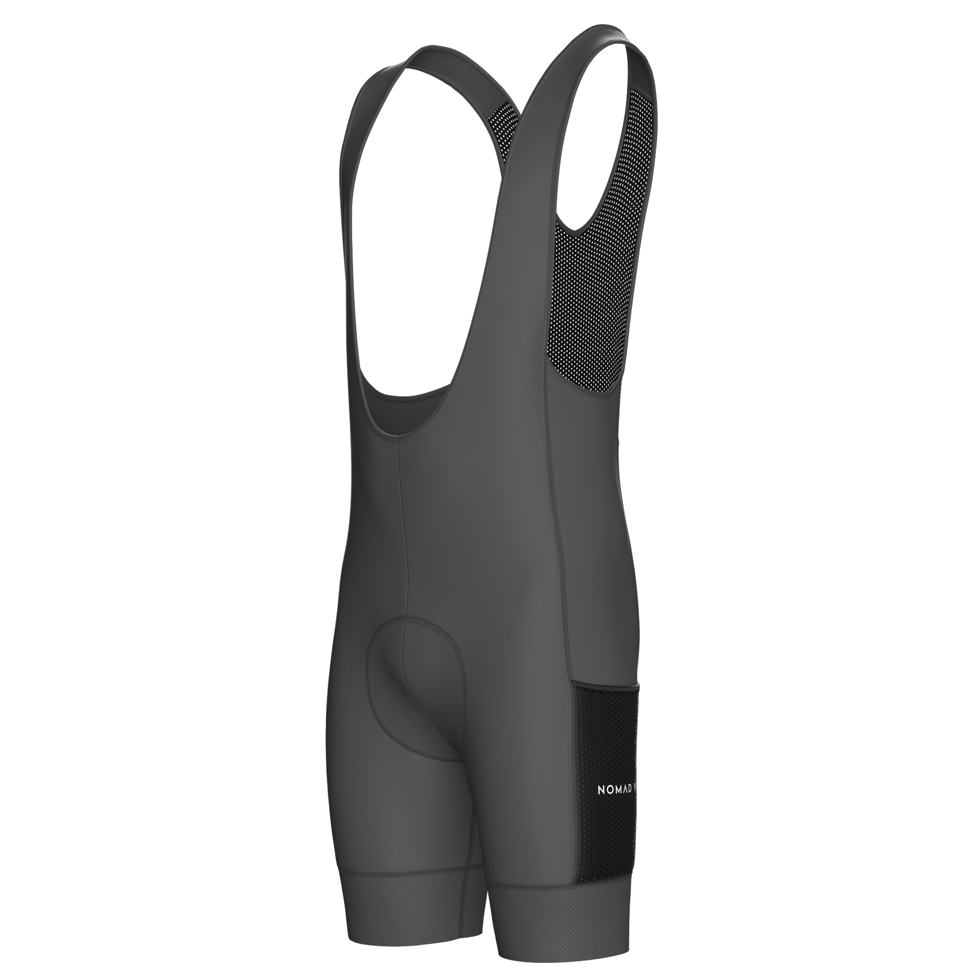 Pantaloncini da ciclismo grigi con tasche cargo e vestibilità aderente – Pantaloncini cargo grigi
