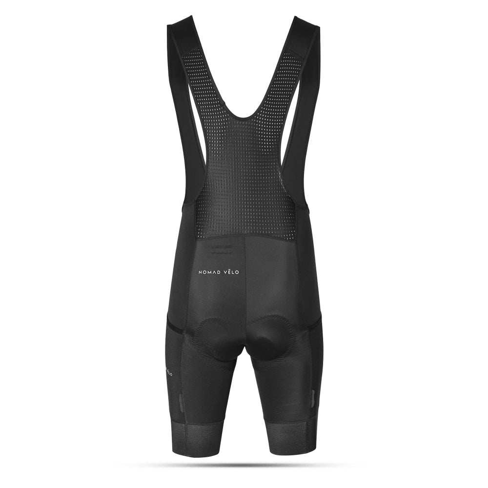 Pantaloncini cargo neri da ciclismo – Imbottiti, con molteplici tasche e prestazioni ottimali | Nomad Vélo