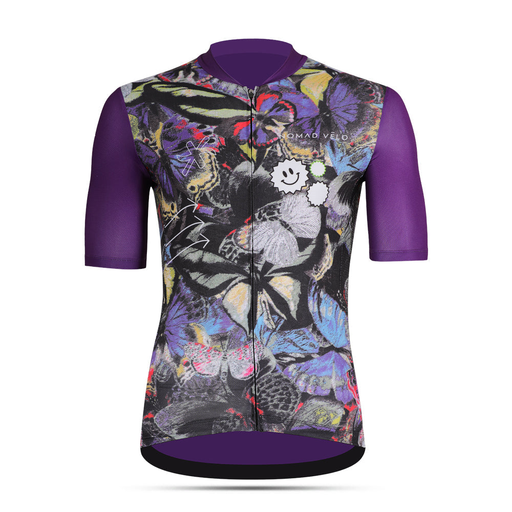 Maglia da ciclismo Cosmik – Maniche corte, vestibilità aerodinamica, motivo a stelle, design audace | Nomad Vélo
