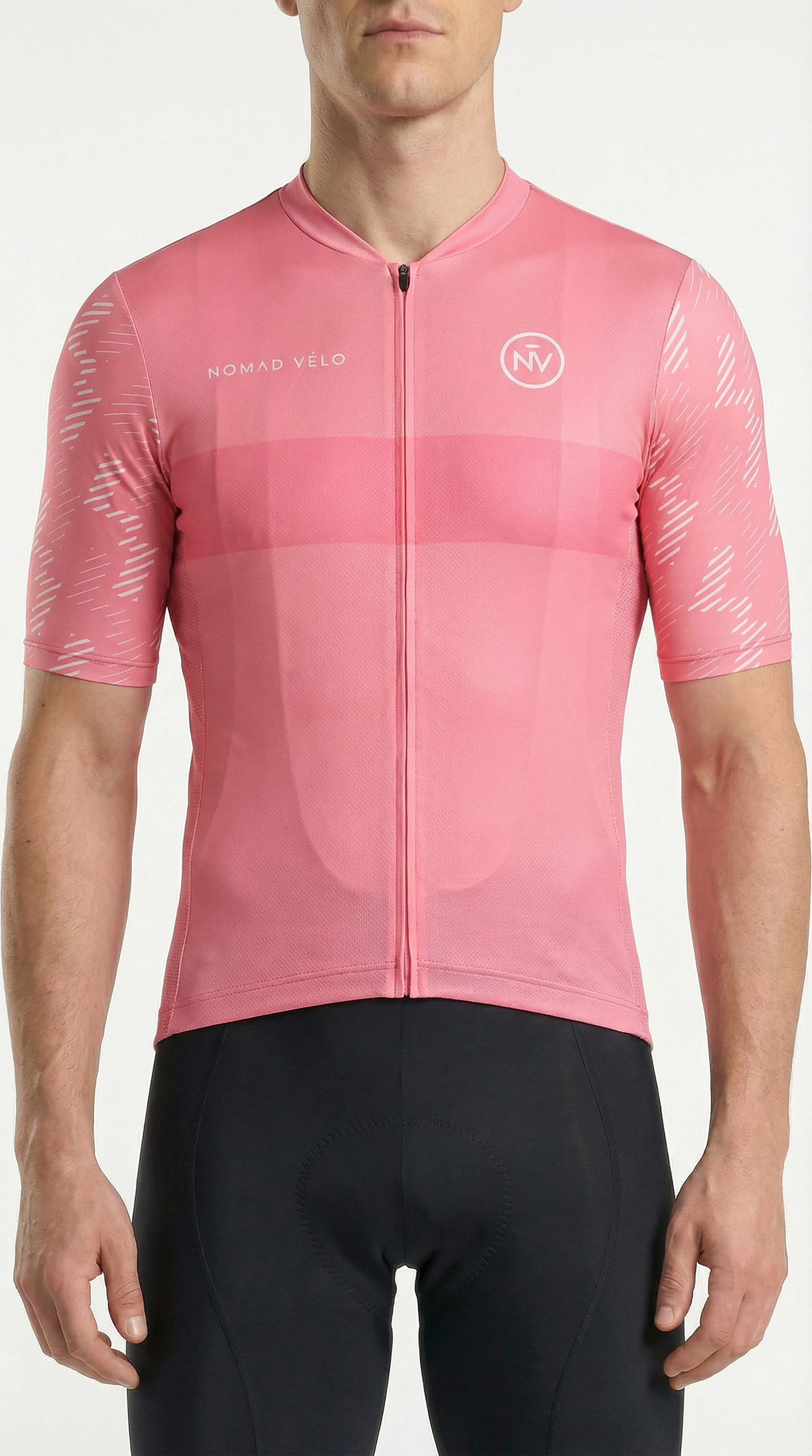 Maglia da ciclismo rosa bubblegum – Vestibilità aerodinamica da gara per prestazioni ottimali con il caldo | Nomad Vélo