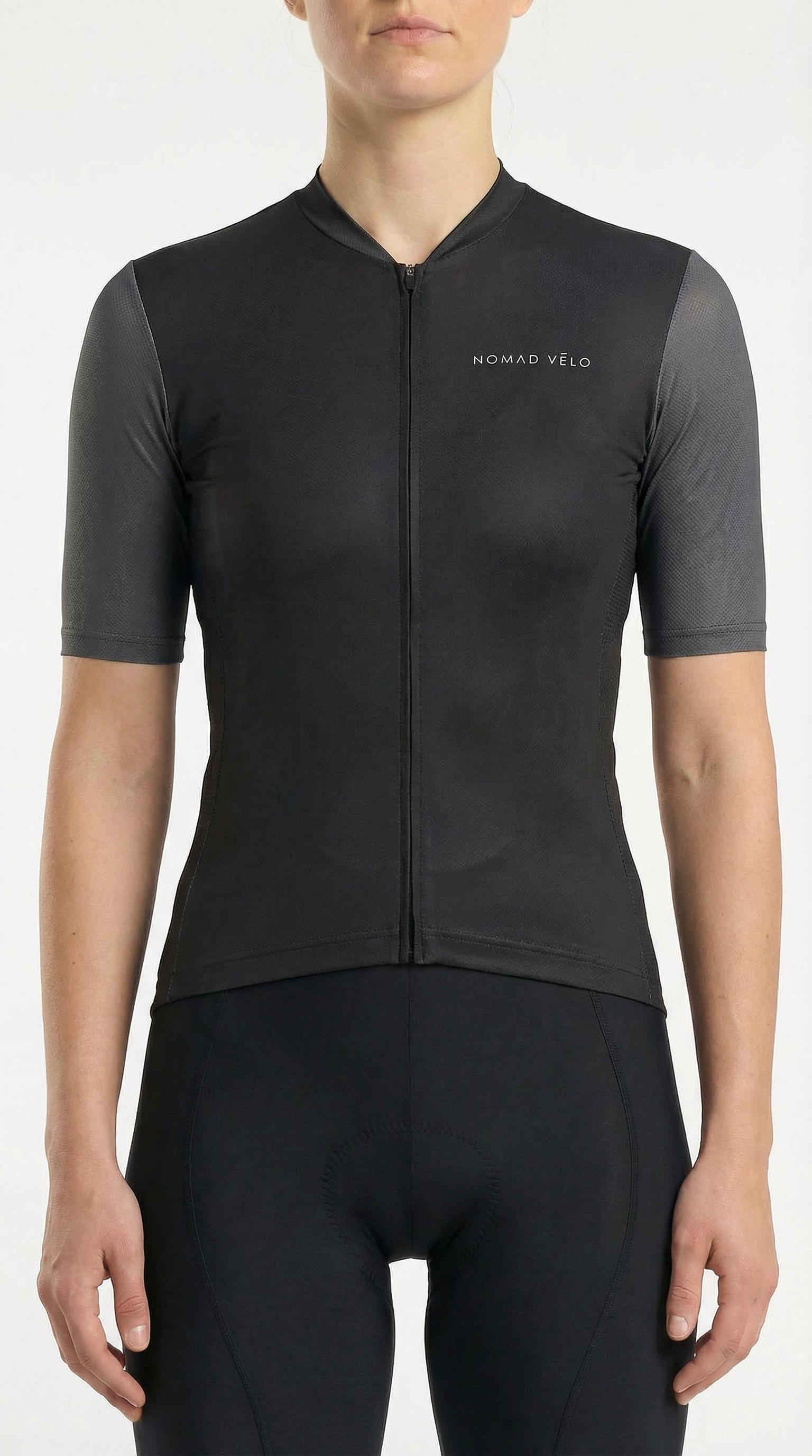 Maglia da ciclismo Carbon Matte – Vestibilità aerodinamica per lunghe pedalate estive | Nomad Vélo