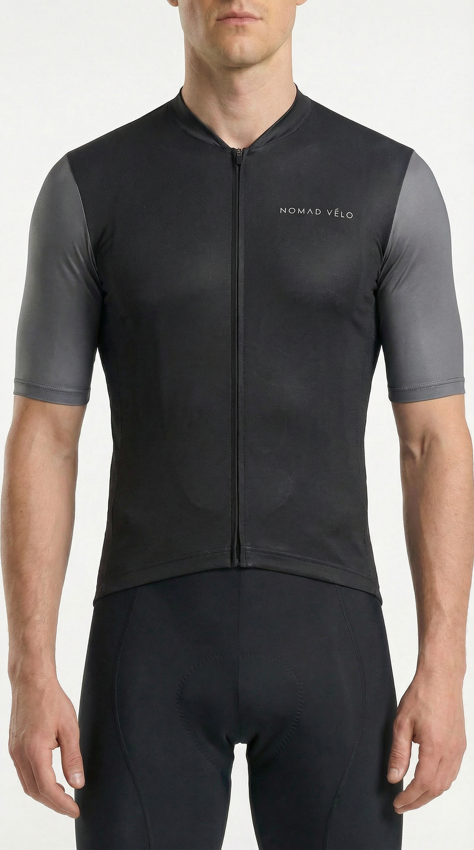 Maglia da ciclismo Carbon Matte – Vestibilità aerodinamica per lunghe pedalate estive | Nomad Vélo