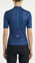 Maglia da ciclismo blu navy da campionato – Vestibilità aerodinamica per velocità e comfort | Nomad Vélo