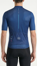 Maglia da ciclismo blu navy da campionato – Vestibilità aerodinamica per velocità e comfort | Nomad Vélo