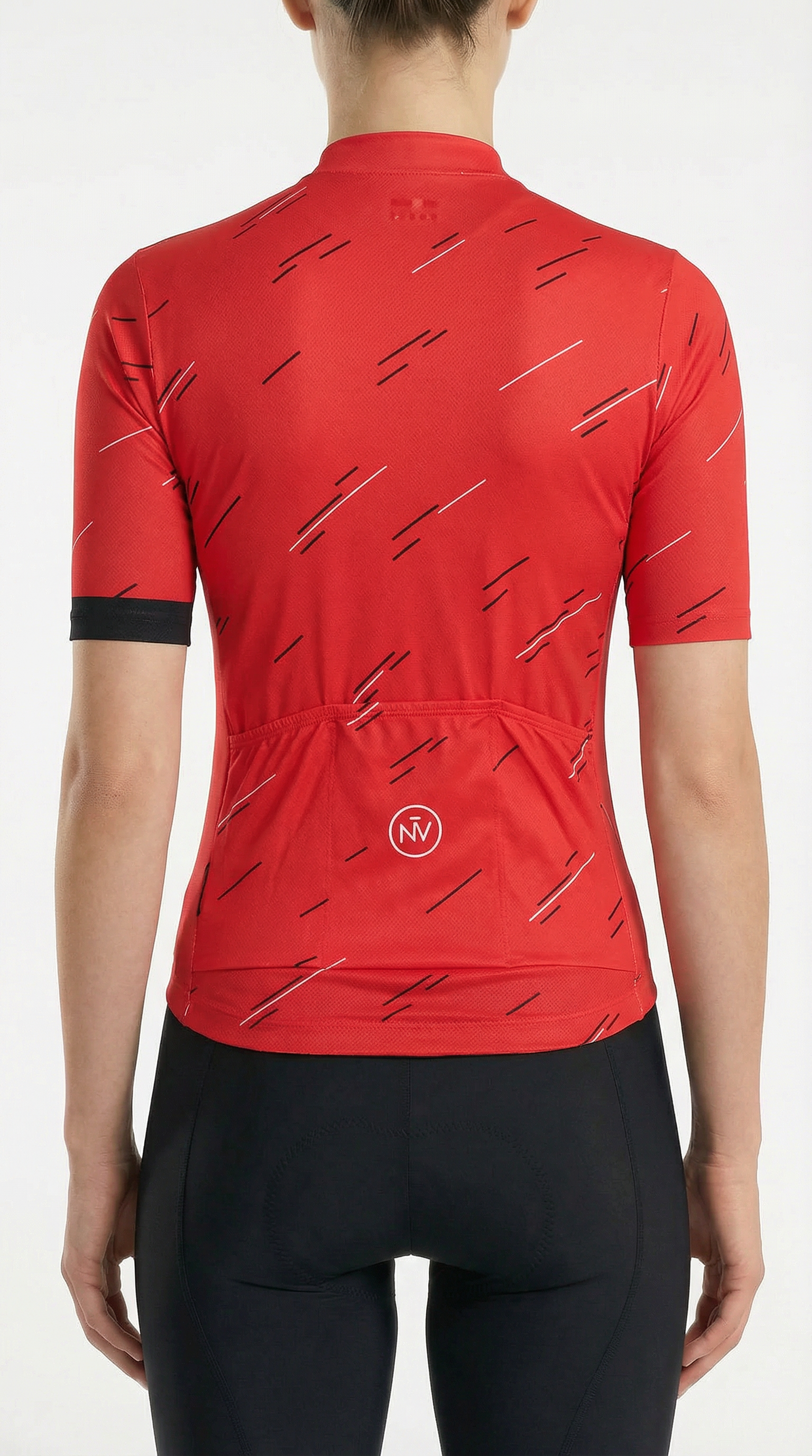 Maglia da ciclismo vermiglio arancione brillante – Vestibilità aerodinamica per gli allenamenti estivi | Nomad Vélo