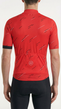 Maglia da ciclismo vermiglio arancione brillante – Vestibilità aerodinamica per gli allenamenti estivi | Nomad Vélo