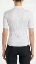 Maglia da ciclismo White League – Vestibilità aerodinamica performante per strada e gare | Nomad Vélo