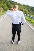Salopette da ciclismo nera – Termoformabile, aderente, per l'inverno | Nomad Vélo
