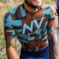 Maglia da ciclismo Pro rossa a maniche corte, vestibilità slim, modello Techwave Aero | Nomad Vélo