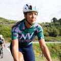 Maglia da ciclismo verde Pro – Manica corta, vestibilità slim, modello Techwave Aero | Nomad Vélo