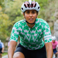 Maglia da ciclismo verde – Race Slim Fit Aero High Performance Road | Nomad Vélo