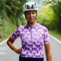 Maglia da ciclismo viola – Race Slim Fit Aero High Performance Road | Nomad Vélo