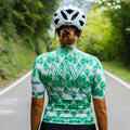 Maglia da ciclismo verde – Race Slim Fit Aero High Performance Road | Nomad Vélo