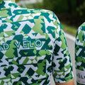 Maglia da ciclismo mimetica verde – Maniche corte, vestibilità aerodinamica | Nomad Vélo