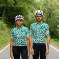Maglia da ciclismo mimetica verde – Maniche corte, vestibilità aerodinamica | Nomad Vélo