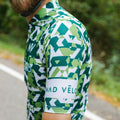 Maglia da ciclismo mimetica verde – Maniche corte, vestibilità aerodinamica | Nomad Vélo