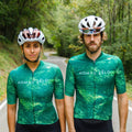 Maglia da ciclismo verde Pacific – Manica corta, vestibilità aderente, modello aerodinamico | Nomad Vélo