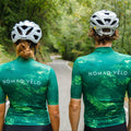 Maglia da ciclismo verde Pacific – Manica corta, vestibilità aderente, modello aerodinamico | Nomad Vélo