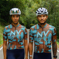 Maglia da ciclismo Pro rossa a maniche corte, vestibilità slim, modello Techwave Aero | Nomad Vélo