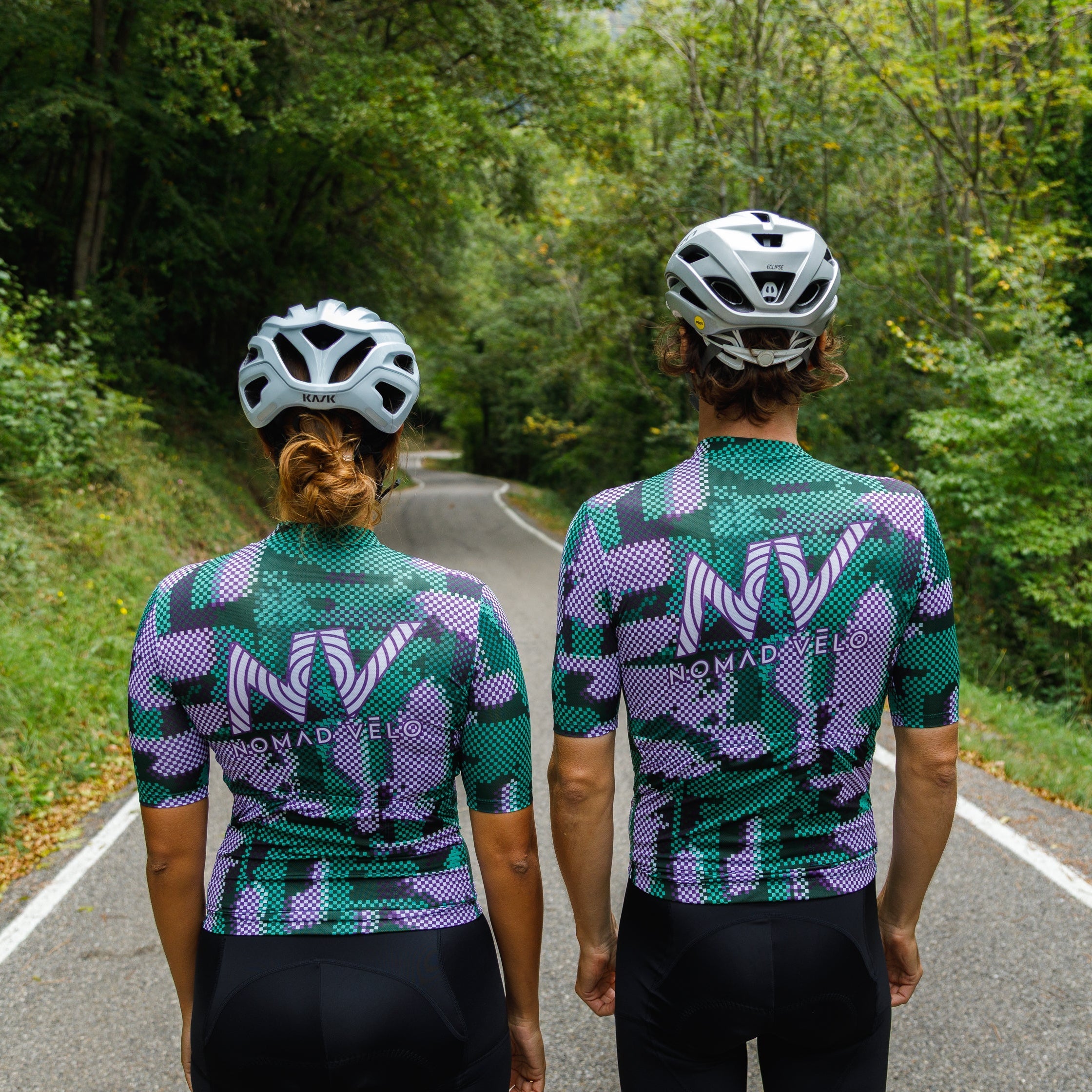 Maglia da ciclismo verde Pro – Manica corta, vestibilità slim, modello Techwave Aero | Nomad Vélo