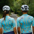 Maglia da ciclismo Pro verde/gialla a maniche corte, vestibilità slim, Neon Ember | Nomad Vélo