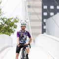 Maglia da ciclismo Cosmik – Maniche corte, vestibilità aerodinamica, motivo a stelle, design audace | Nomad Vélo