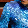 Maglia da ciclismo Blue Pacific – Manica corta, vestibilità aerodinamica per lunghe salite | Nomad Vélo
