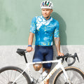 Pantaloncini da ciclismo blu navy con bretelle – Fondello imbottito ad alte prestazioni, pronto per la gara | Nomad Vélo