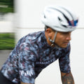 Maglia da ciclismo Distortion – Manica corta, vestibilità aerodinamica, stampa ottica, design ad impatto | Nomad Vélo
