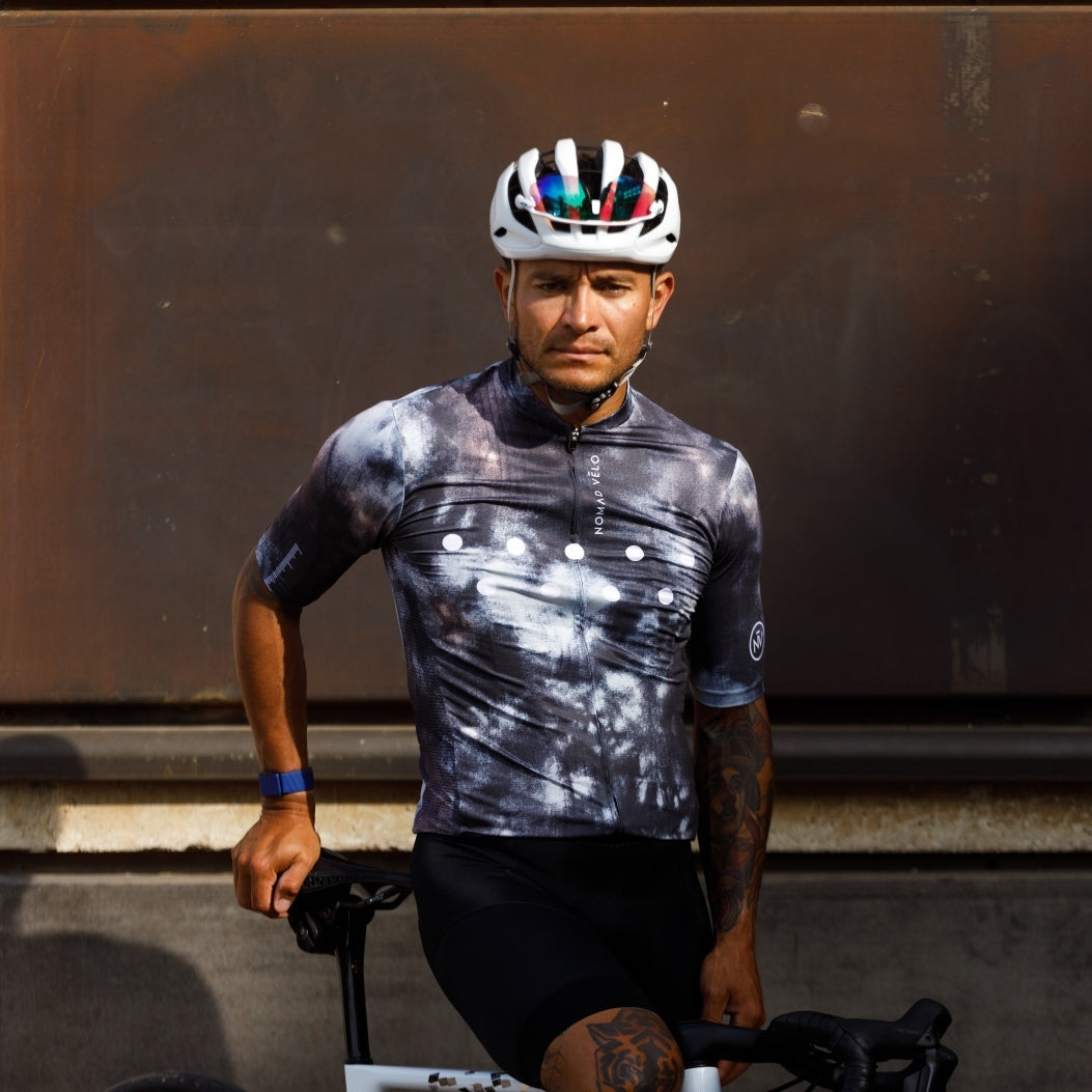 Maglia da ciclismo Horizon – Maniche corte, vestibilità aerodinamica, design sfumato per pedalate veloci | Nomad Vélo