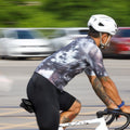 Pantaloncini da ciclismo neri con bretelle – Fondello imbottito per comfort e prestazioni ottimali tutto il giorno | Nomad Vélo