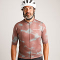 Maglia da ciclismo Vulcano – Maniche corte, vestibilità da gara, design ispirato alla lava | Nomad Vélo