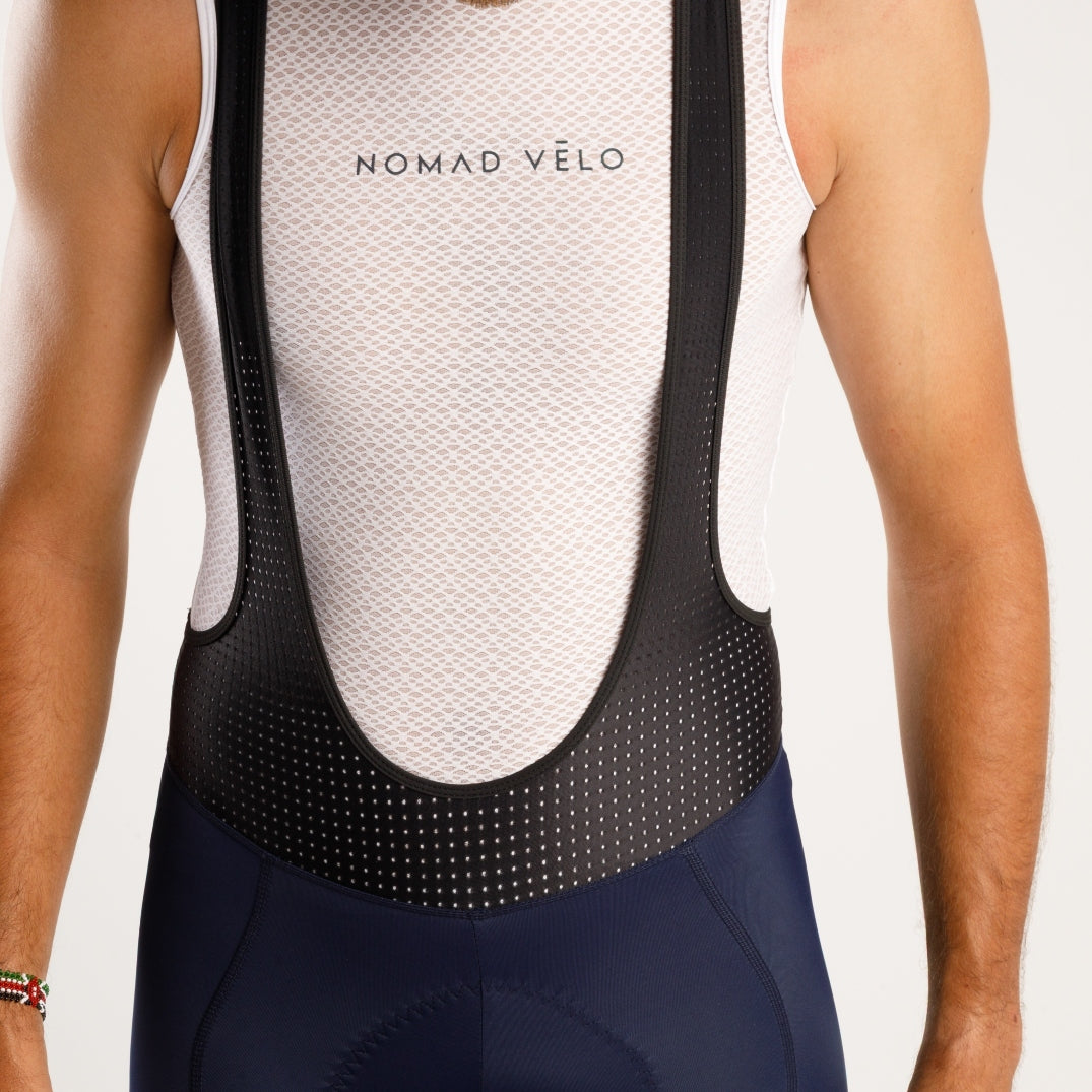 Strato base bianco per ciclismo – Intimo estivo leggero e traspirante ad alte prestazioni | Nomad Vélo