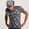Maglia da ciclismo Distortion – Manica corta, vestibilità aerodinamica, stampa ottica, design ad impatto | Nomad Vélo