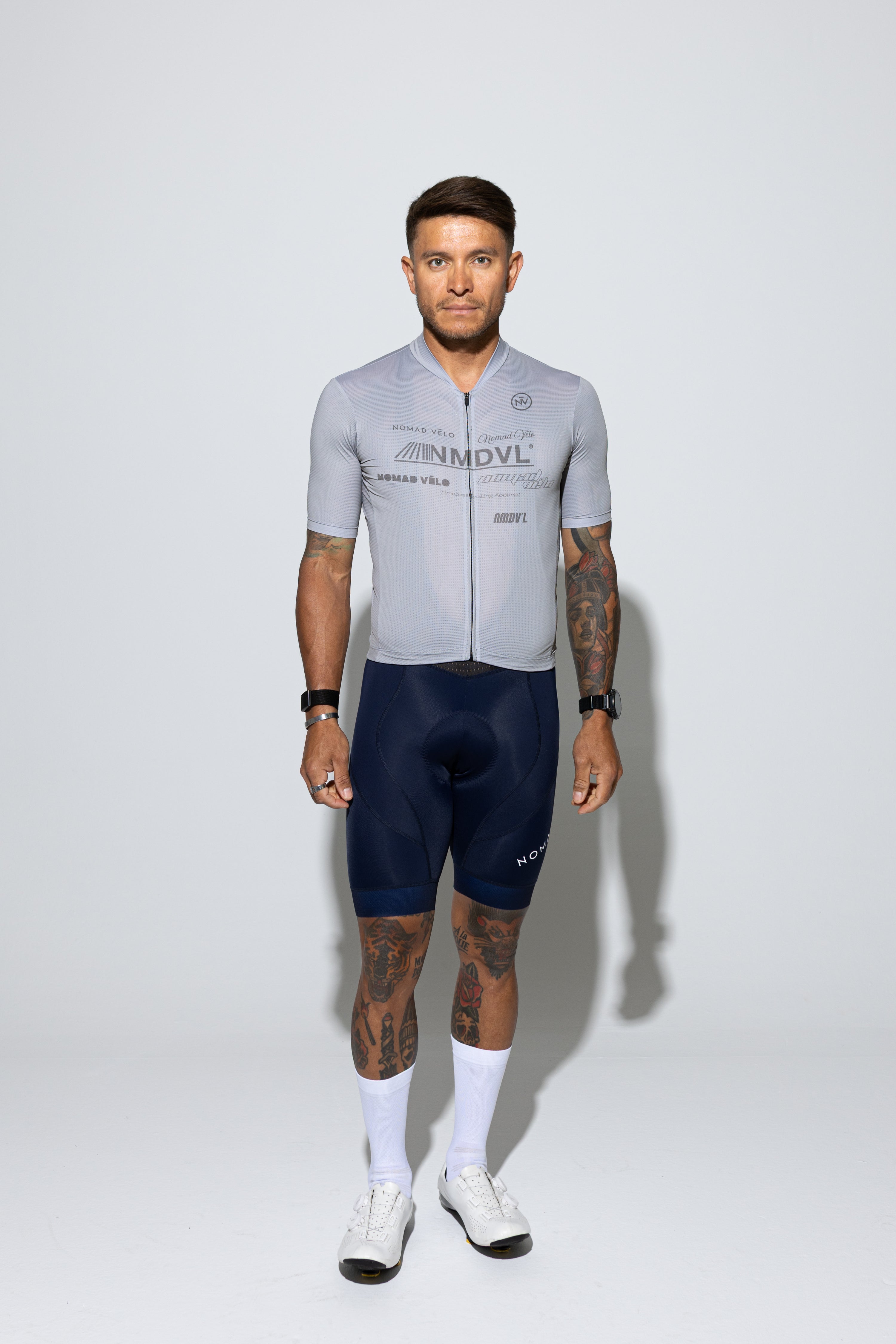 Maglia a maniche corte Element grigia | Nomad Velo