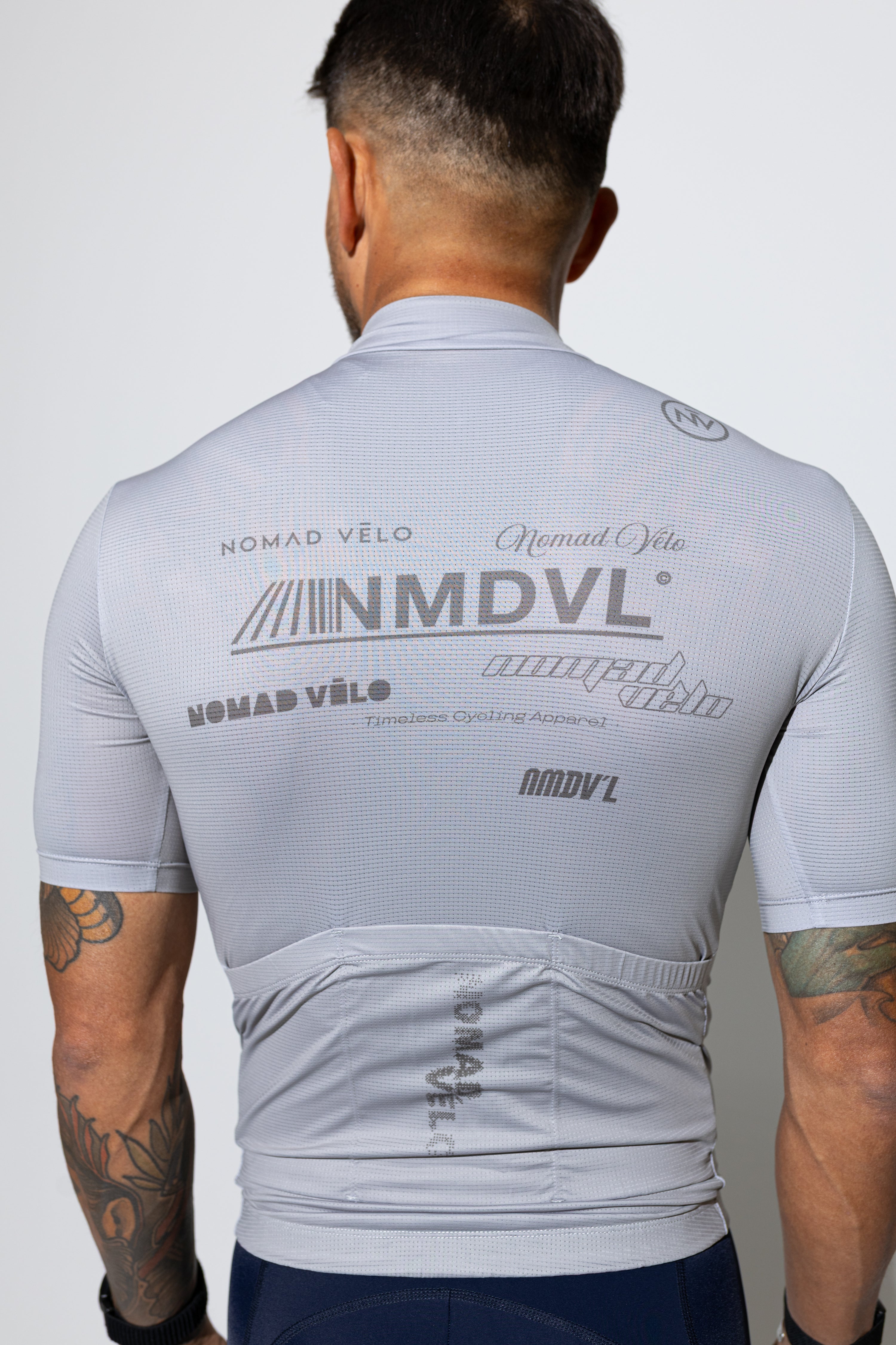 Maglia a maniche corte Element grigia | Nomad Velo