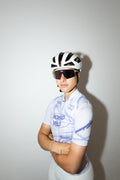 Maglia a maniche corte bianca Futurist | Nomad Vélo