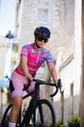 Maglia da ciclismo Glitch Pink – Maglia a maniche corte da gara