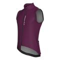 Gilet da ciclismo antivento Nomad color bordeaux