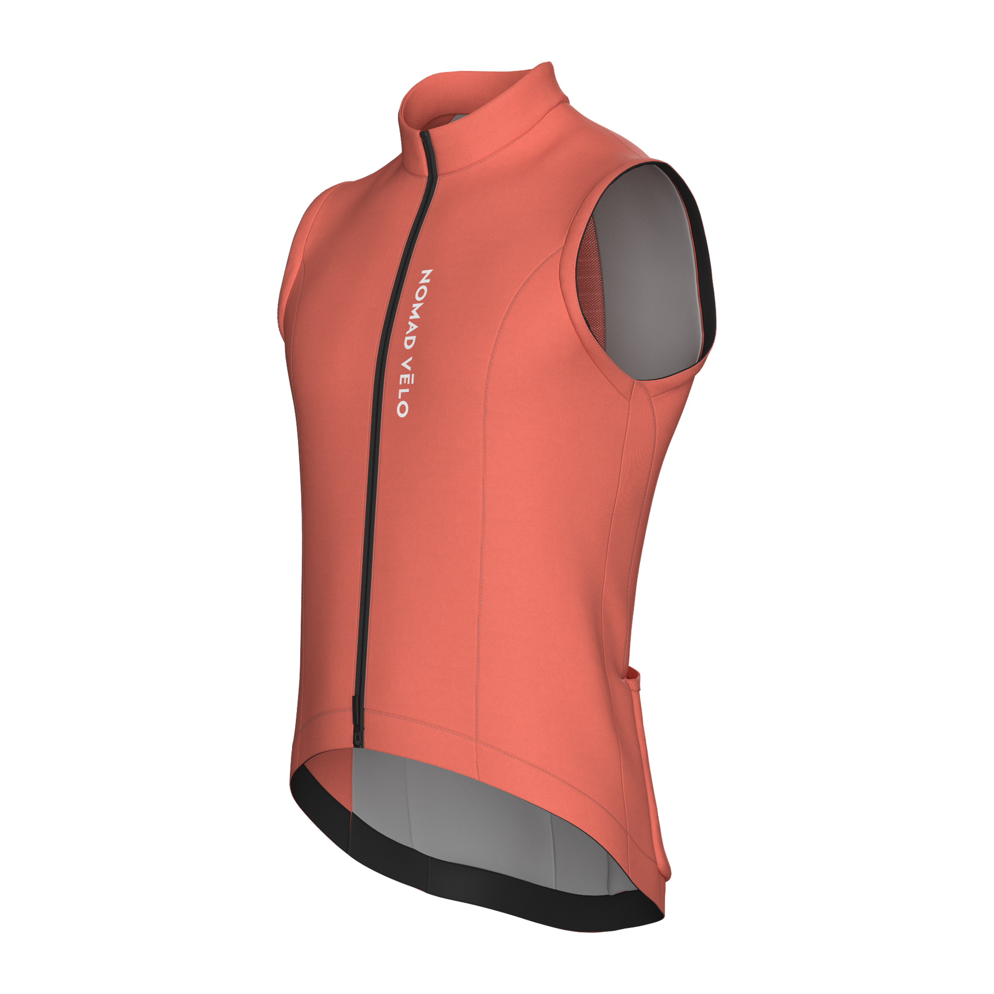 Gilet da ciclismo antivento Orange Nomad