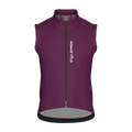 Gilet da ciclismo antivento Nomad color bordeaux