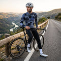 Maglia da ciclismo Blur Indigo a maniche lunghe, vestibilità da gara