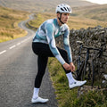 Maglia da ciclismo Blur Sage a maniche lunghe, vestibilità da gara